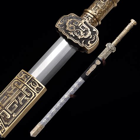 Eight Sided Han Sword High Performance Pattern Steel Chinese Han
