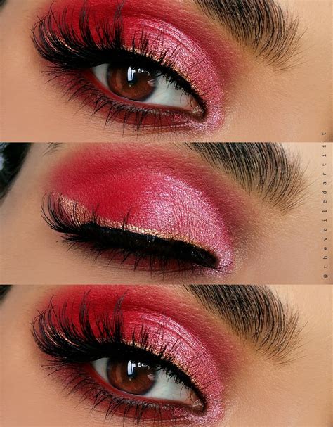 Red Eye Makeup Step By Step Makeup Vidalondon