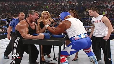Arm Wrestling Match Mr Macmahon Vs Mr America Hulk Hogan 720p Hd