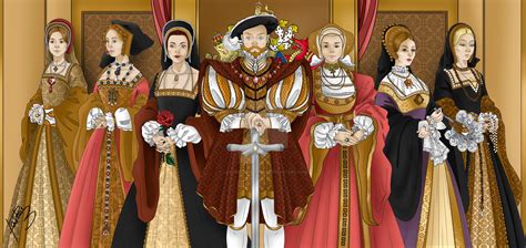 the six wives of henry viii by ladyemilystrange on deviantart
