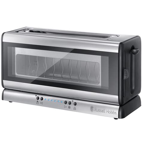 Russell Hobbs Purity Glass Line Toaster Stainless Steel