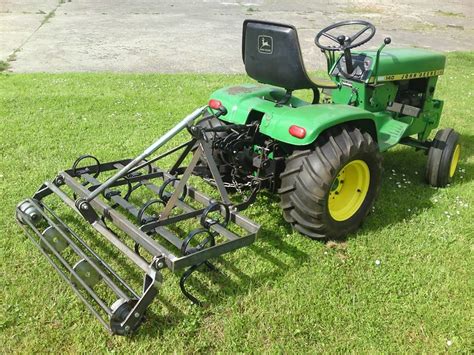 John Deere 140 With Chisel Plow Homemade Garden Tractor Attachments