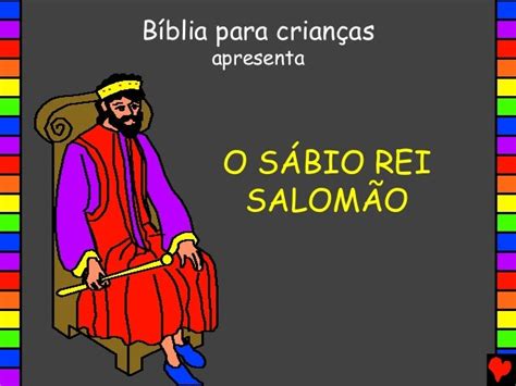 22 O Sabio Rei Salomão 22 Wise King Solomon Portuguese