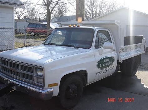 1984 Gmc Sierra 3500 Dump Truck For Sale Lawn Care Forum