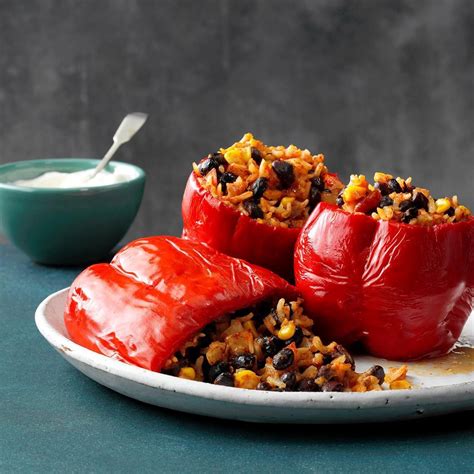 Pressure Cooker Stuffed Peppers Recipe How To Make It