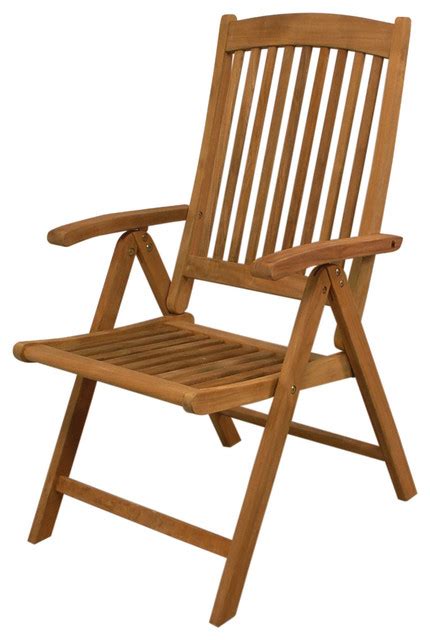 teak avalon folding position deck chair traditional