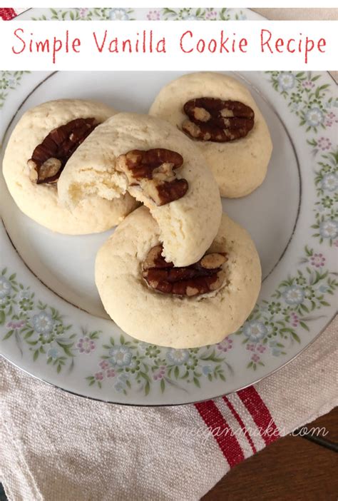 Simple Vanilla Cookie Recipe What Meegan Makes