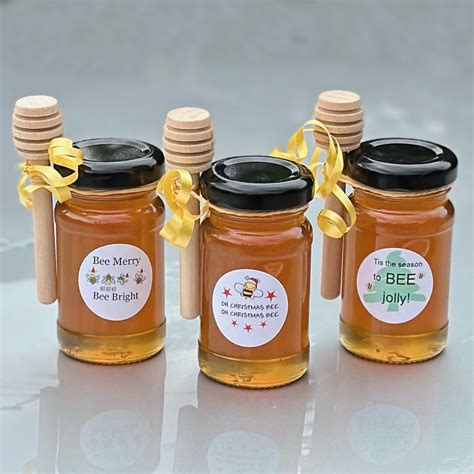 Christmas Mini Honey 85g Jars Bizzy Beehive