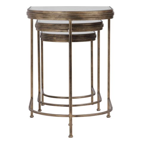 India Antique Gold Nesting Tables Set Of By Uttermost Concepts Furniture