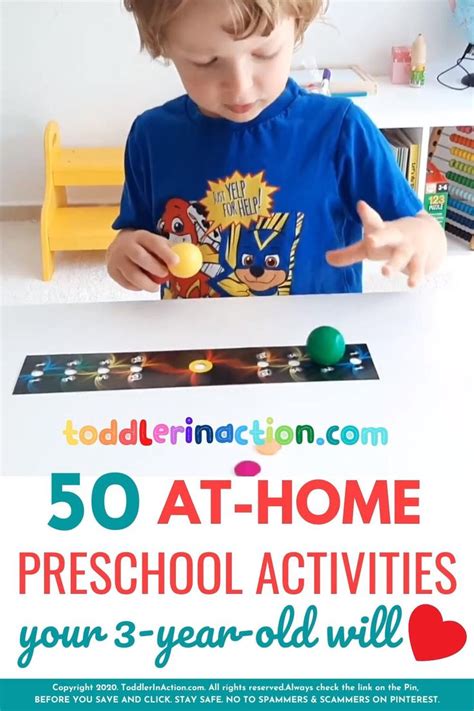 50 Easy Preschool Learning Activities Your 3 Year Old Will Love