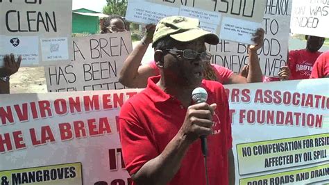 La Brea Residents Protest May 19 2014 Trinidad And Tobago Youtube