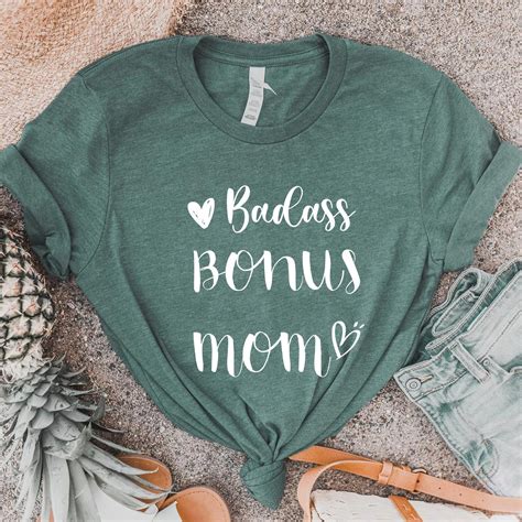 Badass Bonus Mom Shirt Best Mom Shirt Mom Shirt Mama Shirt Etsy