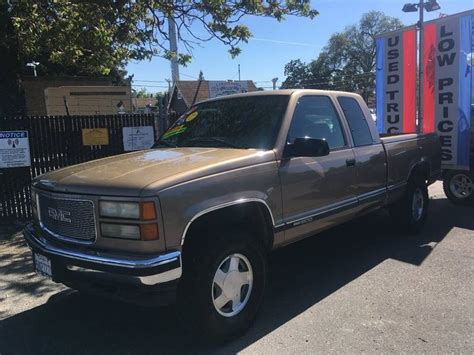 1997 Gmc Sierra 1500 2dr K1500 Sle 4wd Extended Cab Sb In Riverbank Ca