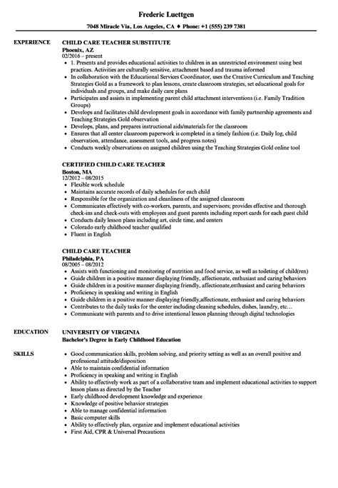 Use professionally written and formatted resume samples that will get you the job you want. Childcare Resume Template Example | | Mt Home Arts