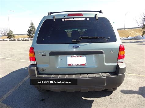 2007 Ford Escape Xlt 4 Wheel Drive V6 Engine