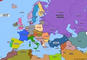 1990 Map Of Europe - Zip Code Map