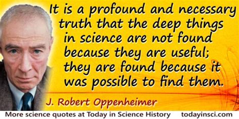 J Robert Oppenheimer Famous Quote