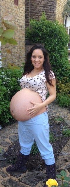 Triplet Pregnancy Pregnant Belly Big Pregnant Triplets Pregnancy