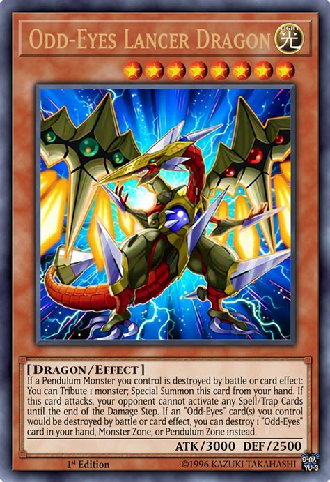 Odd Eyes Lancer Dragon By Alphago21349 On Deviantart