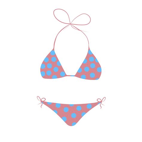 Icono de vector de bikini de traje de baño de mujer de moda estilo de diseño plano