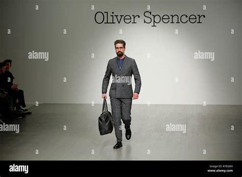 British Fashion Designer Oliver Spencer Presenting His New Season