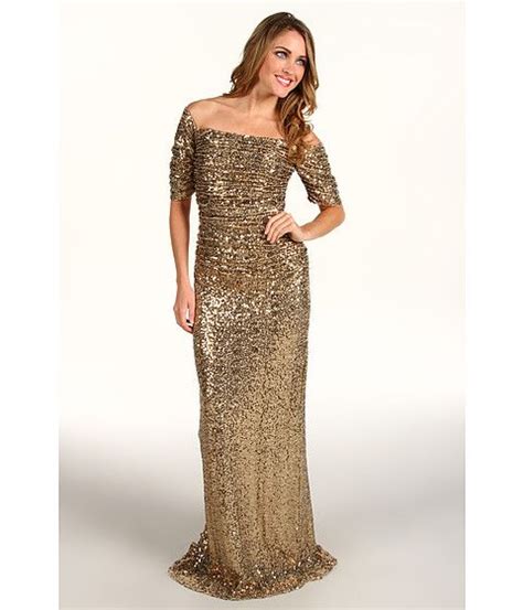 Badgley Mischka Sequin Off Shoulder Gown Why Can T They Have This In
