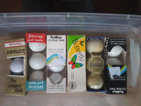 Just Scored All These Vintage Golf Balls At The Thrift Store For 10