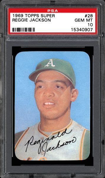 Reggie jackson baseball stats with batting stats, pitching stats and fielding stats, along with uniform numbers, salaries, quotes, career stats and reggie jackson was born on saturday, may 18, 1946, in wyncote, pennsylvania. 1969 Topps Super Reggie Jackson | PSA CardFacts®