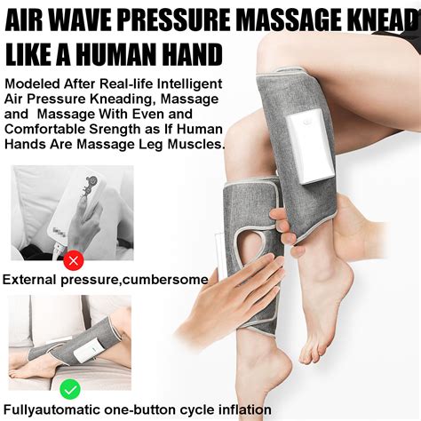 Wireless Leg Electric Massager Leg Wraps Foot Calf Massager Blood