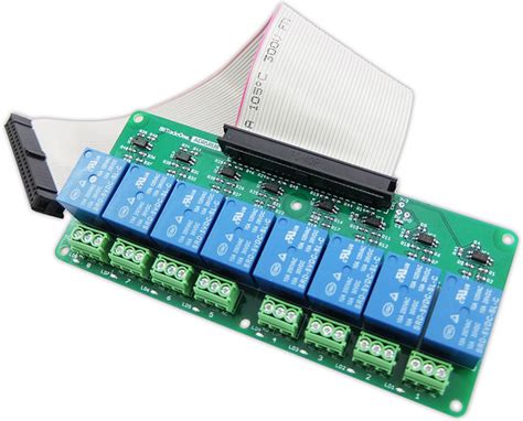 Raspberry Pi用 リレー制御拡張基板 8回路 Adrsru8