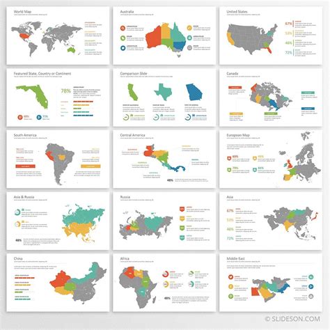 Maps For Powerpoint Presentation Maps Of The World Slideson