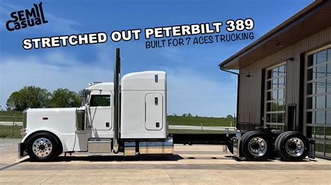 Stretched Out Peterbilt 389 Ready To Ride YouTube