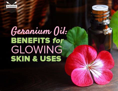 Geranium Oil Benefits For Glowing Skin And Uses