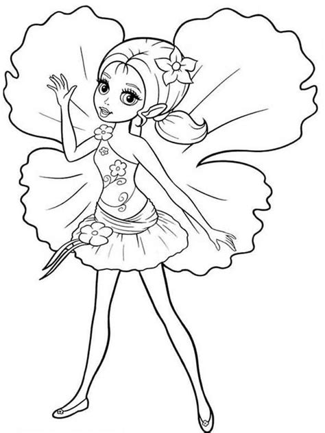 This is the year of birth of the eternal barbie. Barbie Thumbelina coloring pages. Free Printable Barbie ...