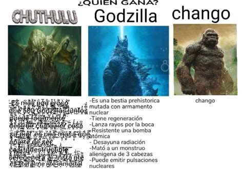 «годзилла против конга» (godzilla vs. Top memes de chango en español :) Memedroid