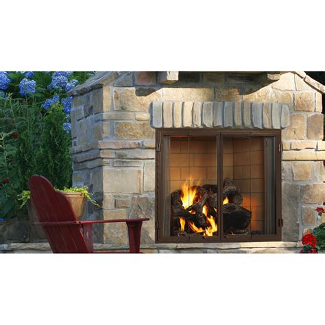 Majestic Montana 42 Inch Radiant Outdoor Wood Burning Fireplace