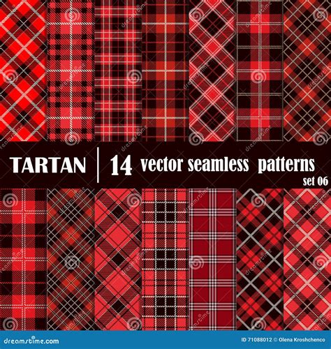 Tartan Seamless Generated Texture Stock Image 55115245