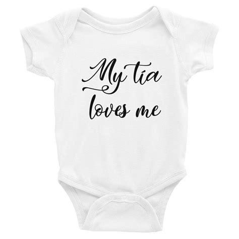 My Tia Loves Me Onesie Etsy