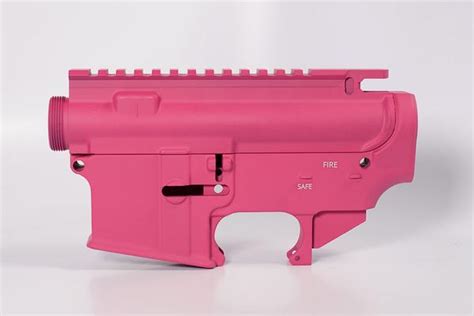 Ar15 80 Lower And Complete Stripped Upper Cerakote Pink Set