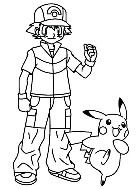 42 amazing valentine coloring sheets free. Ash And Pikachu Coloring Pages at GetColorings.com | Free ...