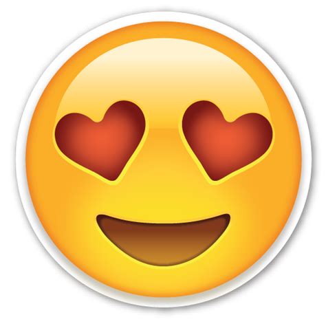 Love Hearts Eyes Emoji Png