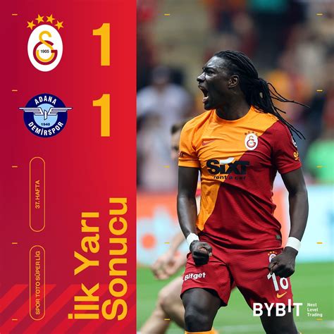 Galatasaray Sk On Twitter İlk Yarı Sonucu Galatasaray 1 1 Adana Demirspor Gsvads