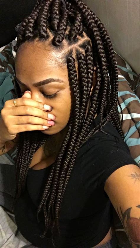 Take a look at the box braids pictures and accessorize your braids with colorful pins, bands and clips. 125 Trendiest Box Braids Hairstyles This Year