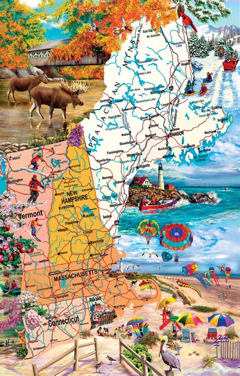 New England Road Trip Jigsaw Puzzle