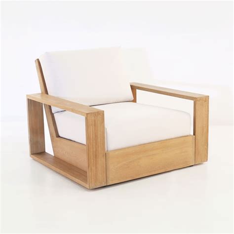 Kuba Teak Outdoor Club Chair Patio Lounge Furniture Teak Warehouse