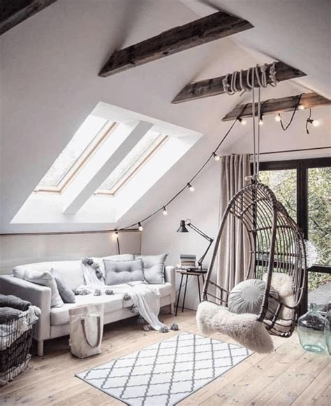 25 Ideas To Decorate An Attic Living Room Flawssy