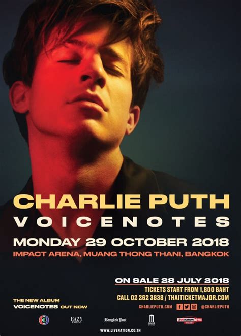 Charlie Puth Voicenotes Live In Bangkok