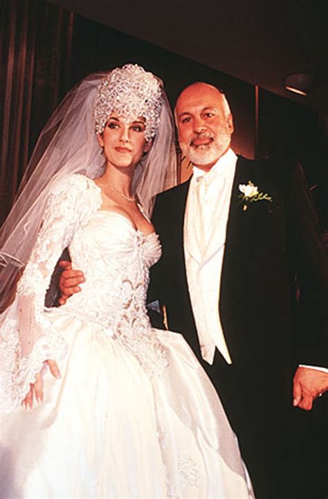 Be a part of their special moment by sending in your cute congratulations and witness their world going upside down. Celine Dion and Rene Angeli | Stars' Stunning Wedding Photos | Us Weekly
