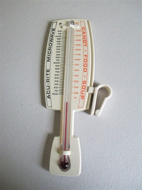 Vintage Microwave Candy Food Thermometer By Acu Rite