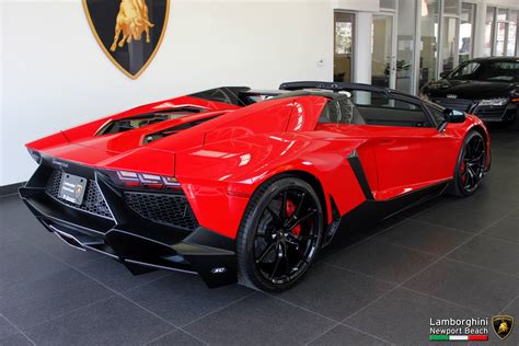 Stunning Rosso Mars Lamborghini Aventador Lp720 4 Roadster 50th